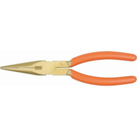 Bahco Pinces à becs plats antidéflagrantes AL-BR, 180 mm - NS406-180