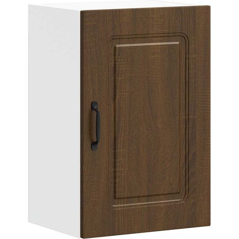 Meubles de Rangement,Armoire murale de cuisine Kalmar chêne marron bois d'ingénierie CFW340086 (1/5)