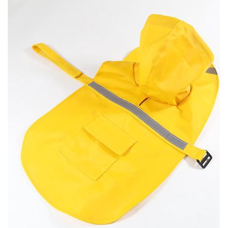 S/m, Orange Rglable Tanche Pet Chien Capuche Impermable Chien Rflchissant Manteau De Pluie Veste Chien Vtements De Pluie Vtements De Vtement Pou (1/5)