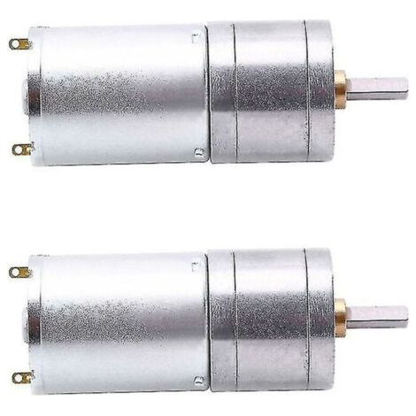 Lot de 2 Motoréducteur CREA Jga25-370 - Couple élevé électrique 6 V/12 V (1/5)