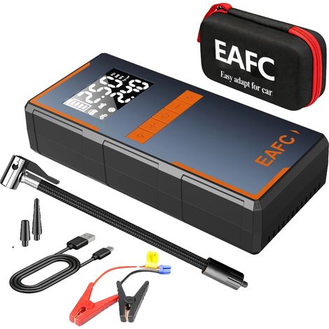 Démarreur de voiture, compresseur d'air, batterie externe, Clip original avec boîte (1/2)