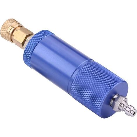 CSPARKV (11×3.5×3.5cm)Séparateur eau huile filtre de compresseur d'air Humidité haute pression piège à régulateur séparateur avec filetage femelle et mâle-Compresseur Pcp 300 Bar Fusil À Air (1/4)