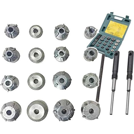 Universeller Ventilsitzreibahle 20–30 mm, multifunktionales Reibahlen-Set mit Aufbewahrungsbox/leicht zu transportieren, repariert effektiv Ventilsitzverschleiß, 20-teilig (1/5)