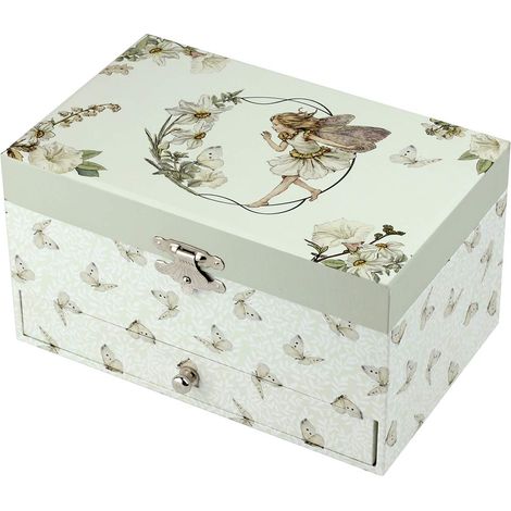 Trousselier Fata Floreale S60617 Cofanetto Musicale Fosforescente, 18 x 11.5 x 10 cm, Multicolore (1/4)