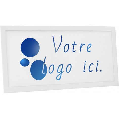 Dalle LED avec logo personnalisable - 600x300mm - Fabriqué en France (Alimentation non fournie)