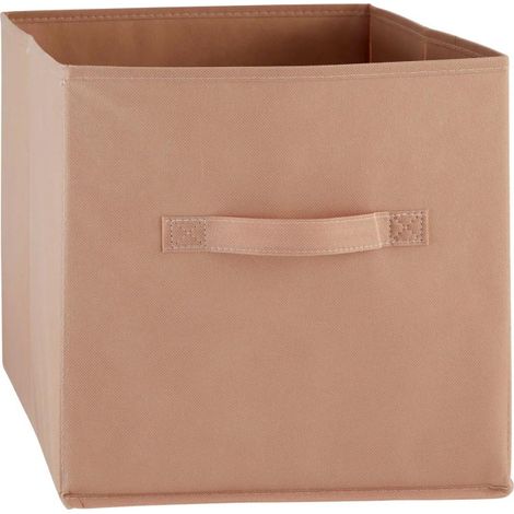 Boîte de Rangement Pliable "Basic" 31x31cm Rose Blush (1/4)