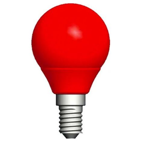 Trade Shop - E14 MINI GLOBE LED-LAMPE 220V FARBE GRÜN BLAU LILA WEISS WARM KALT 2W -