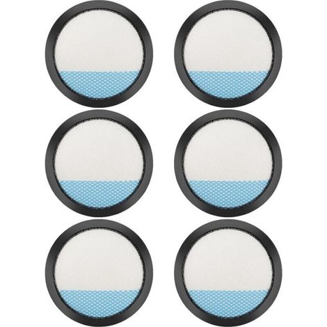 Packung mit 6 waschbaren Filtern für Ryobi Akku-Staubsauger PCL720, PBLSV716, PBLSV717 (1/4)