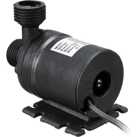 Mini Pompe Ă Eau Submersible 800L-H Silencieux ascenseur DC 12V 5M Brushless Mot My09447 (1/2)
