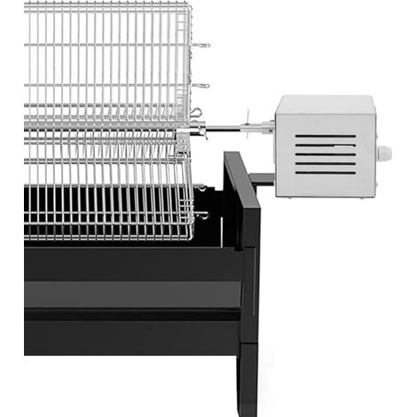 Moteur Tourne Broche Électrique 220V, Moteur Barbecue pour Rôtissoire, Moteur Grill Barbecue Inox 25W, pour Poulet Rôti, Barbecue Extérieur et Méchoui (1/5)