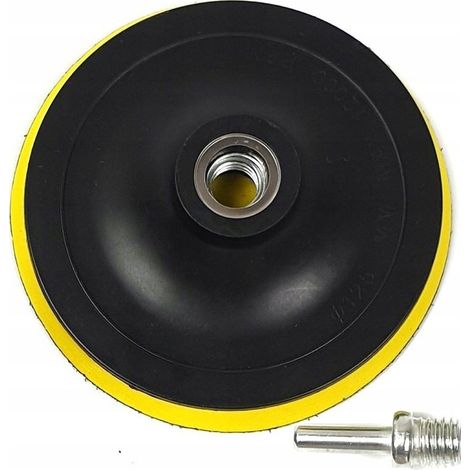 Accessorio per lucidatura, disco abrasivo 125 mm M14 con velcro, colore argento