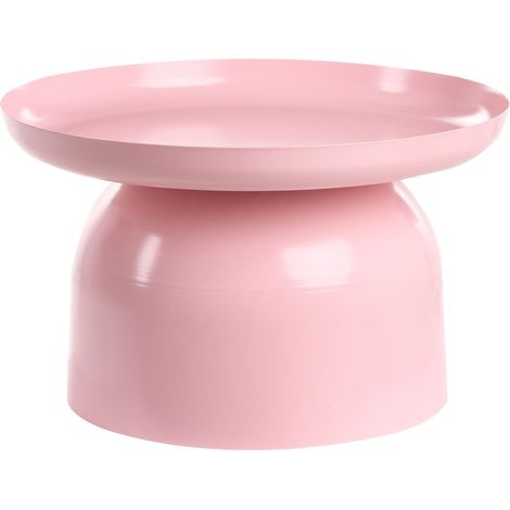 Couchtisch TORRENS Metall Pastellrosa