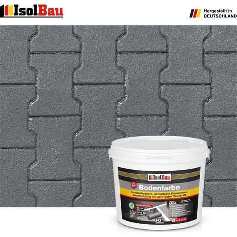 Bodenfarbe Betonfarbe Anthrazit 12 kg Bodenbeschichtung Fußbodenfarbe RAL Farbe (1/2)