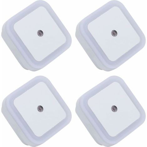 Veilleuse LED Veilleuse intérieure Divers accessoire pour luminaire4 pièces （blanche） (1/5)