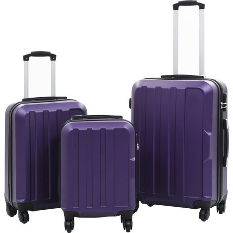 Teenpull – Hartschalen-Trolley-Set 3 Stk. Lila ABS (1/5)