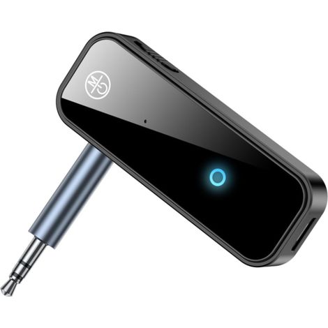 Adaptateur Bluetooth Jack 5.4, Récepteur Voiture Adaptateur Bluetooth Aux 3.5mm Portable sans Fil, Compatible Chaîne HiFi Casque Enceinte Haut Parleur Amplificateur, pour PC/Smartphone (1/5)