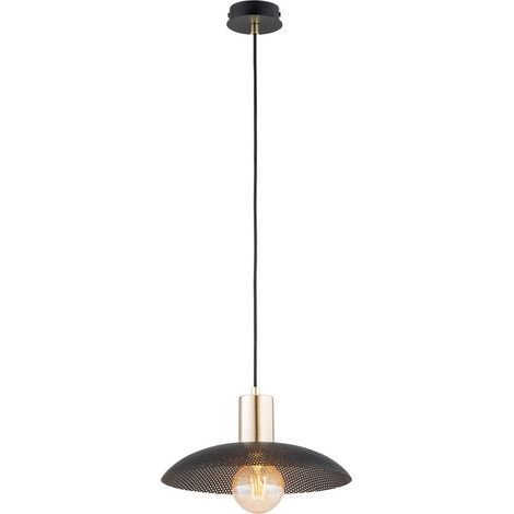Lampada a Sospensione Spirit, Acciaio verniciato a polvere, Nero, 30x100x30 cm (1/5)