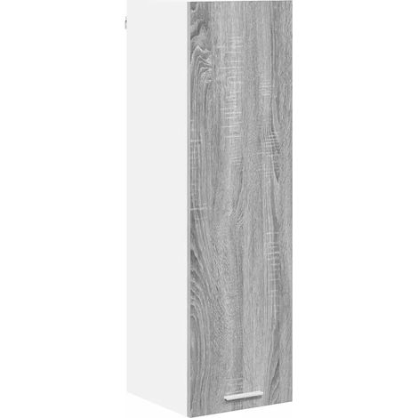 Armadio pensile moderno pratico design contemporaneo 30 x 31 x 100 cm in legno ingegnerizzato grigio sonoma 020053374
