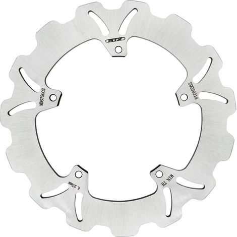 Disco de freno trasero MTX PARTS para Piaggio Beverly 400/500 (240x125) (5 agujeros) (ondulado) (1/2)