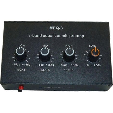 Amplificateurs audio professionnels, égaliseurs 3 bandes, préamplificateurs micro symétriques (1/4)