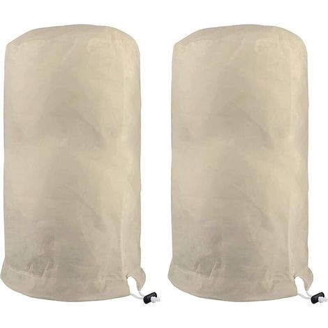 Voile D'hivernage Plante, Voile Hivernage Olivier, Voile Dhivernage Arbre, Housse De Protection Tomate Citronnier, Housse Hivernage pour Plantes Sac Vegetaux Jardin Tissu Non Tissé (120×180cm, Beige) (1/5)