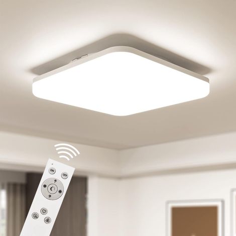 GBLY Plafoniera Quadrata Pannello LED Bianco 24W Lampada da Soffitto Lampada da Bagno 27,54,8 CM