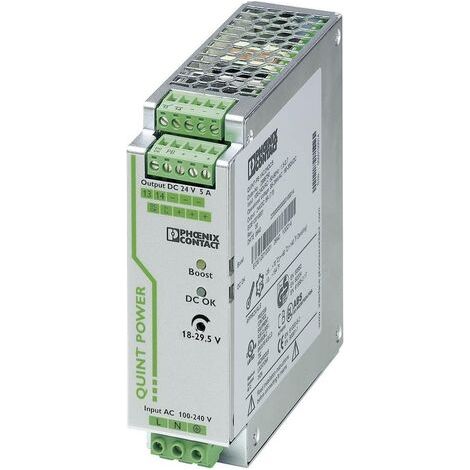 Alimentation rail DIN Phoenix Contact QUINT-PS/1AC/24DC/5 29.5 V/DC 5 A 120 W 1 x S99471 (1/5)