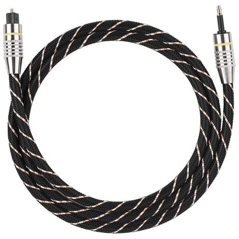 Câble audio numérique à fibre optique Toslink vers mini-jack 3,5 mm, connecteur SPDIF plaqué or, 1 m (1/5)