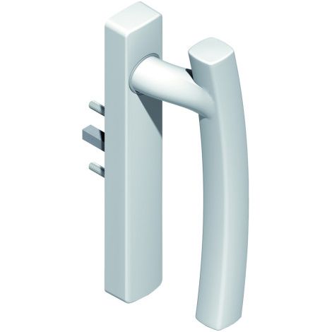 La Croisee Ds – Poignée de fenêtre intérieure SYMBIOSE – Pour profils de 33 à 47mm – Carré de 7mm – Blanc 9010 brillant