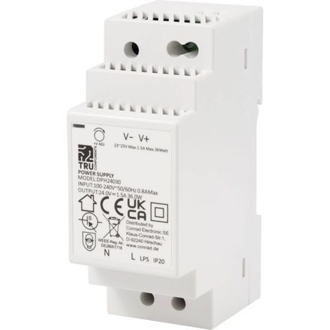 TC-10580812 Alimentation rail DIN 24 V/DC 1.5 A 36 W Nbr. de sorties:1 x Contenu 1 pc(s) X135722 (1/5)