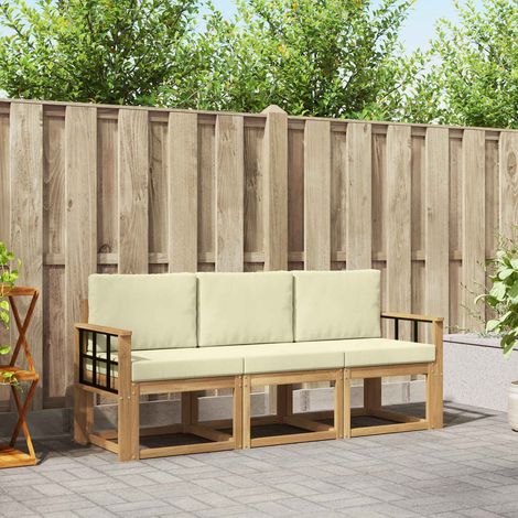 vidaXL Outdoor-Sofagarnitur 3 pcs (1/5)