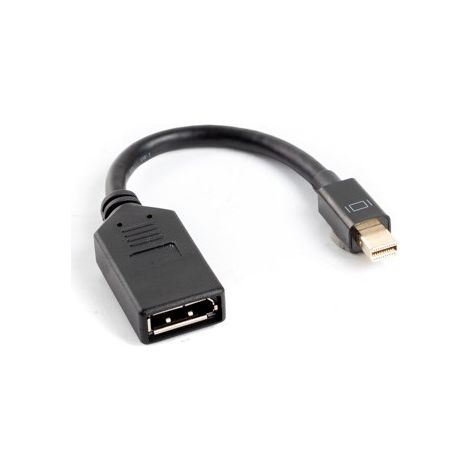 Lanberg AD-0003-BK DisplayPort cable 0.12 m Mini DisplayPort Black
