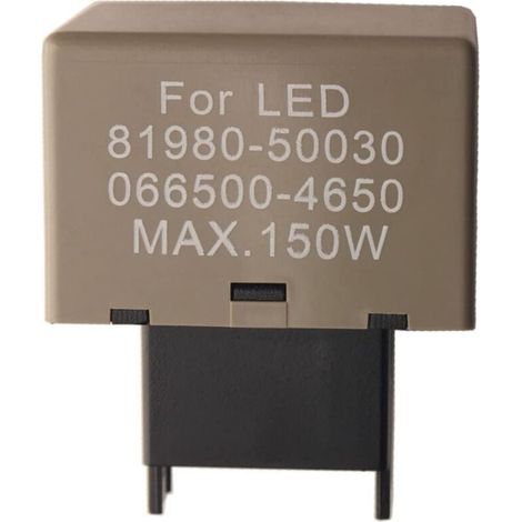 Relais Clignotant Électronique 8 Broches pour Ampoules LED Accessoires Voiture