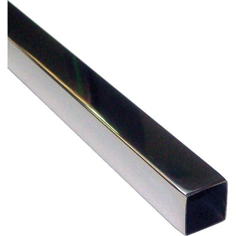 Tube inox ∅19 - Dimension : 19 x 19 mm - Modèle : Carré - ADLER