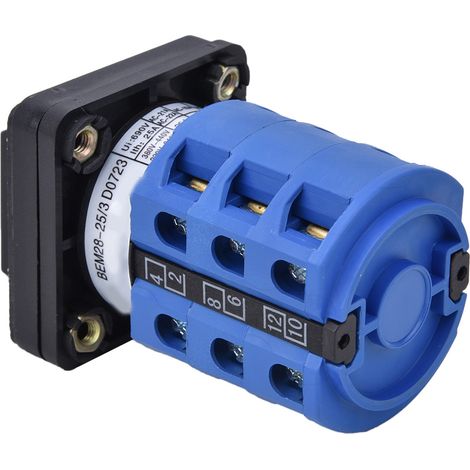 BERM BEM28-25/3 D0723 Universal-Umschalter 690 V 25 A 3-Positionen-Drehschalter (1/5)