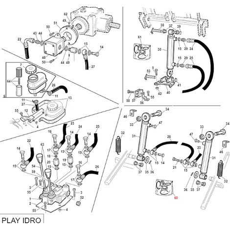 Kit especial juntas GIANNI FERRARI tractor PG-SR 95060211000