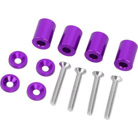 Entretoise de ventilation de capot moteur en alliage d'aluminium pour voiture, compatible avec les moteurs de 6 mm (violet) (1/5)