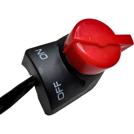 Ein-/Aus Drehschalter Mechanischer Regler mit 2-adrigem Anschlusskabel für Allraddumper uvm. (1/5)