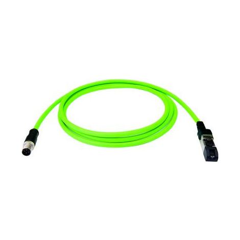 Conector industrial Telegärtner 100017282 Cat 5 M12-RJ45 2m