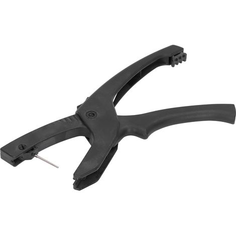 Applicateur de boucles auriculaires antibactérien avec mécanisme de réinitialisation automatique, applicateur de boucles auriculaires en TPU à économie d'énergie pour porcs, moutons, chèvres et bovins (1/5)