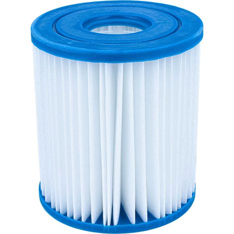 vhbw Filter Cartridge compatible with Intex 28602, Easy Pool, 28601EG  for Frame Pool Swimming Pool, Filter Pump - Water Filter, Blue White (1/5)