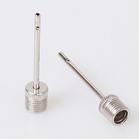 Lot de 15 aiguilles de gonflage pour pompe à ballon en acier inoxydable avec récipient de rangement Idéal pour gonfler le football, le basket-ball, le volleyball et tous les autres ballons de sport (1/5)