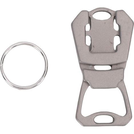 Décapsuleur en alliage de titane, petit porte-clés pour canette de bière, avec anneau, idéal pour la maison, le salon, le bar, le restaurant ou les fêtes. Parfait pour la maison, le salon, le bar ou l (1/5)