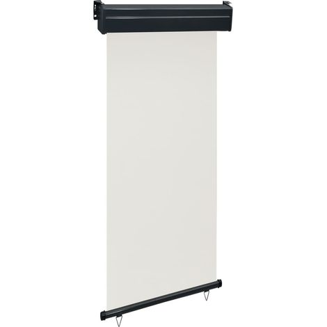 Auvent latéral de balcon 100x250 Crème (1/5)