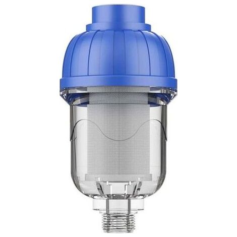 Filtre à sédiments réutilisable 1/2", filtre à sédiments rotatif, filtre à eau en maille d'acier inoxydable 316 de 40 µm, convient aux lave-linge et aux chauffe-eau (1/4)