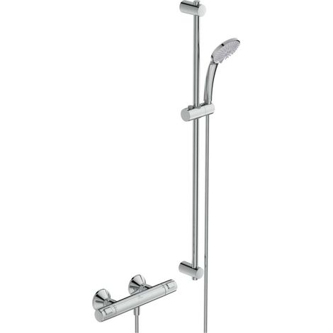 Ideal Standard CeraTherm - Set doccia T25 con termostato, 3 getti, cromo A7204AA (1/3)