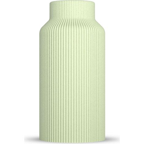 Vase Rabella - Vase décoratif moderne pour herbe de la pampa et fleurs séchées - Style scandinave pour salon - Objet design 3D en plastique (PLA) - Léger et incassable (1/5)