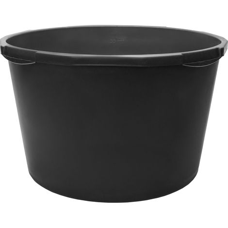 Garronda Mörtelwanne 3 Pack 65 L Rund Mörtelkübel Maurerkübel – robuste Kunststoffwanne aus recyceltem PE Mörtelkasten für Baustelle, Garten und Haushalt GD-0170