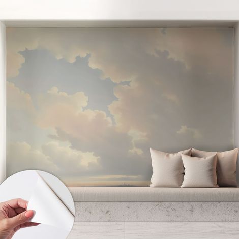 Carta da parati adesiva - fotomurale - facile da applicare - per la soggiorno - camera da letto - Cielo pastello 208x146 cm (1/5)
