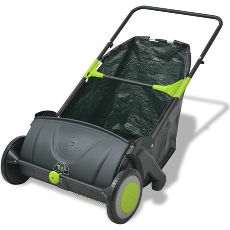 Le Poisson Qui Jardine – Balai ramasse feuilles à main – Sac récolteur 103 L – Largeur de nettoyage 55 cm – Structure robuste en polypropylène et acier (1/5)